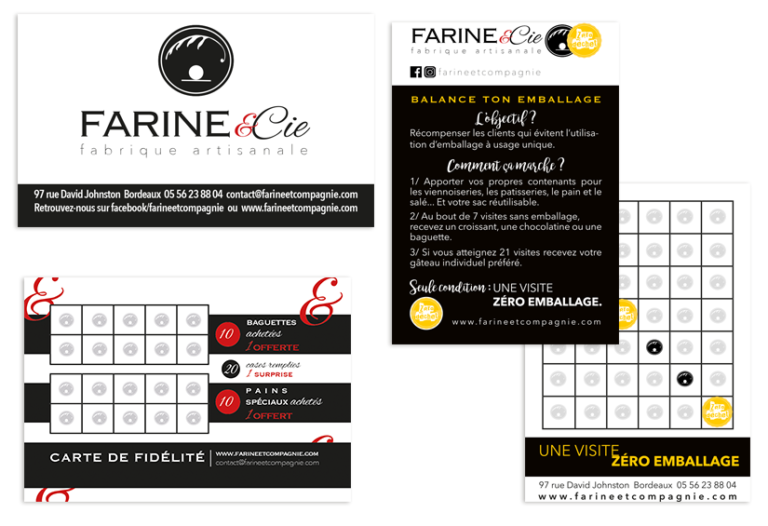 création de carte de visite farine-boulangerie